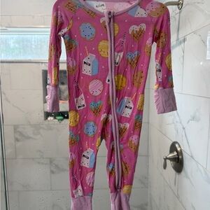 Little Sleepies Pink Donut Delight One Piece